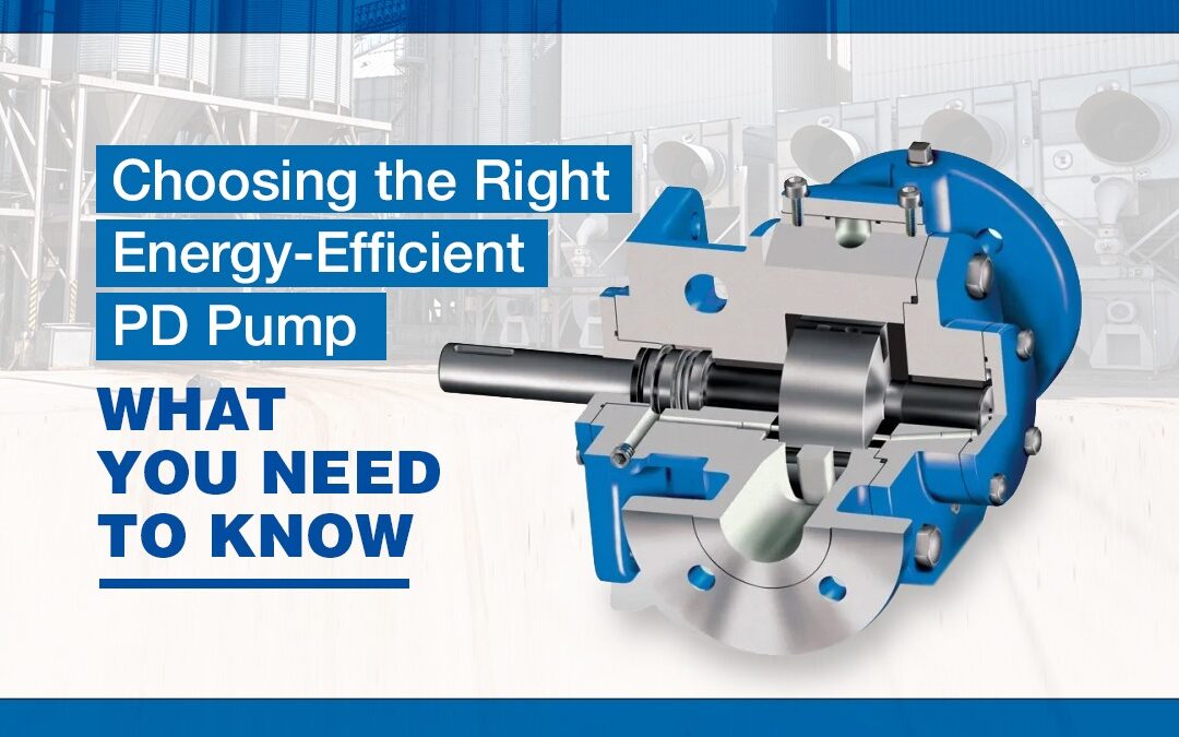 Choosing the Right Energy-Efficient PD Pump