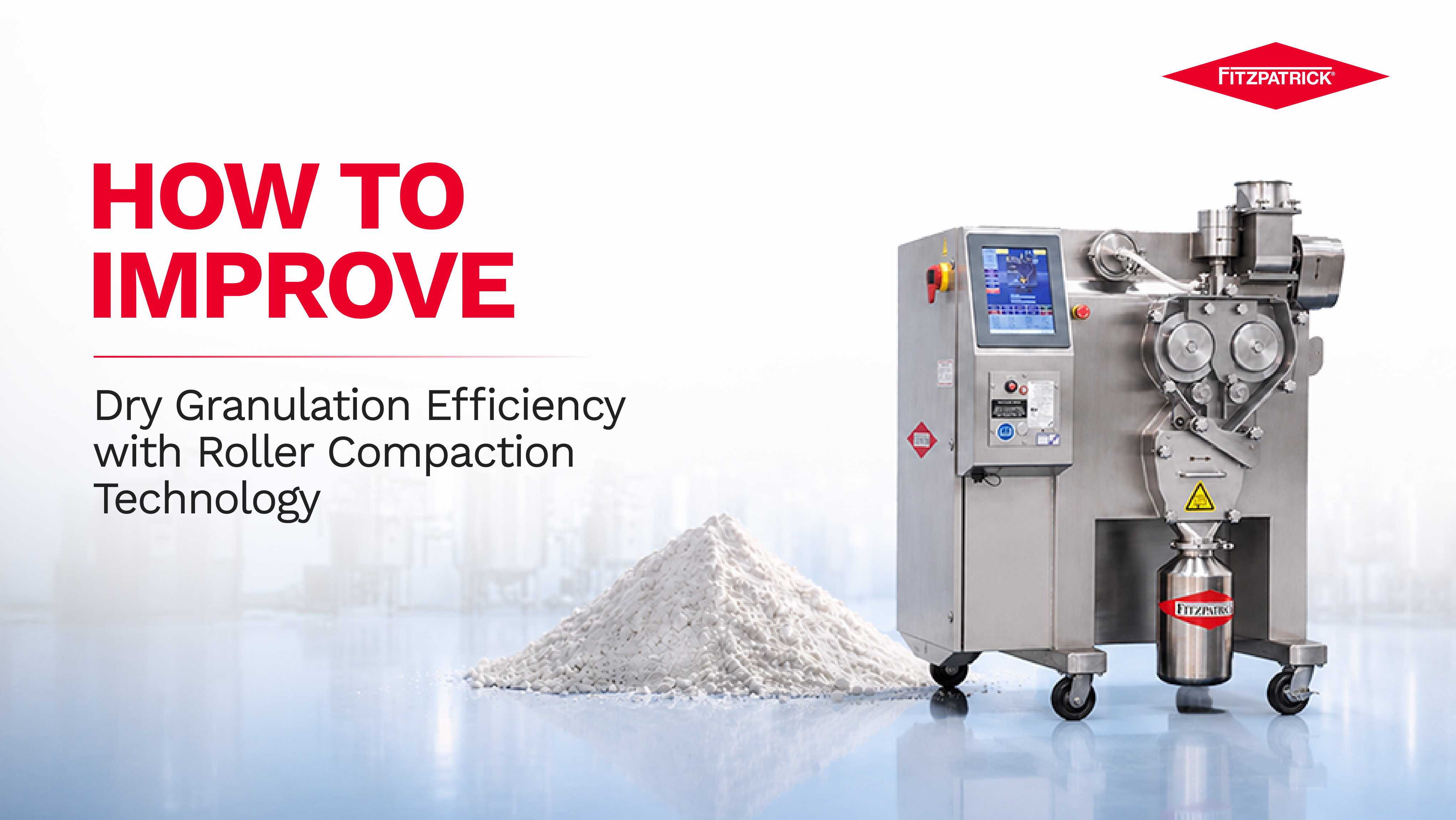 How to Improve Dry Granulation Efficiency with Roller Compaction Technology