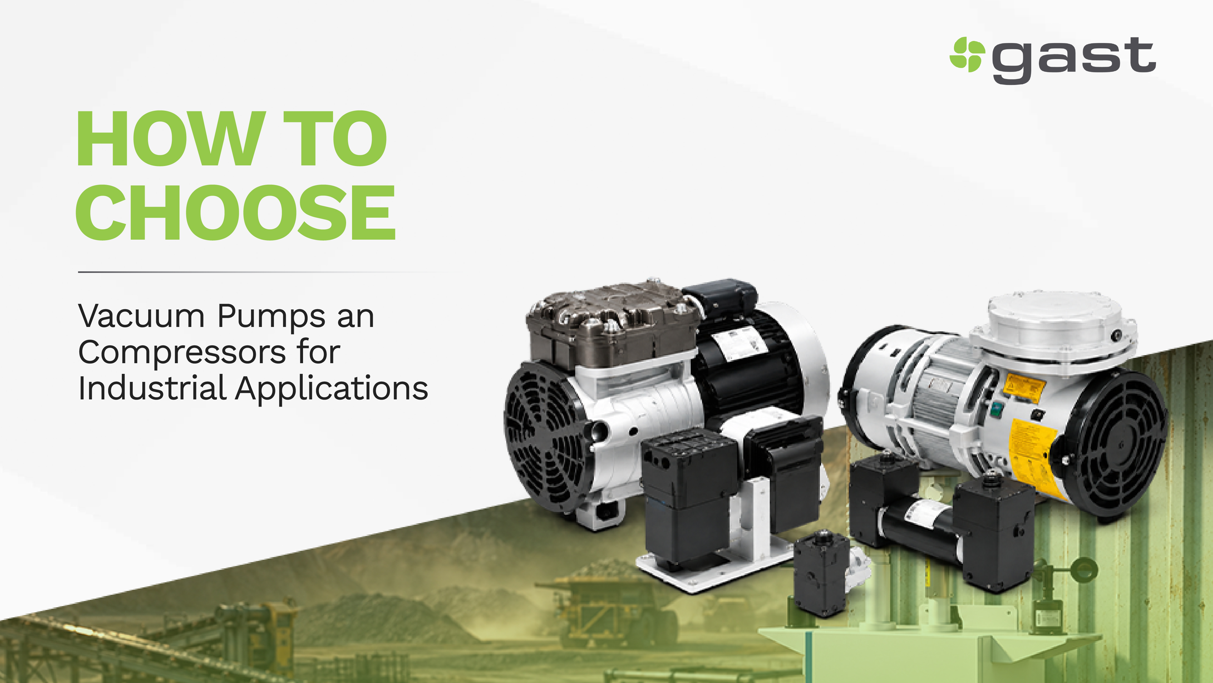 How to Choose Vacuum Pumps and Compressors for Industrial Applications